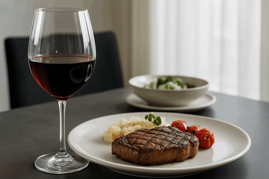 Red Wine Cocok dengan Makanan